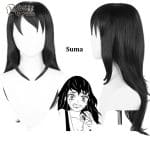 Cosplay Demon Slayer Perruque Suma
